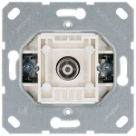 Розетка TV Φ9.5mm оконечная с накладкой, цвет Тауп