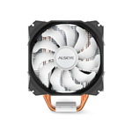 Кулер для CPU Alseye M120-SE V2.0, 1х120мм, 4-pin, Al+Cu, серебристый-черный-белый/ARGB, 800-1700rpm, 66CFM, 33.8дБ, 4-PIPE(прямой контакт), TDP 150Вт, INTEL 1200/115x/775/1366, AMD AM5/AM4 (AS.01.01.0008)
