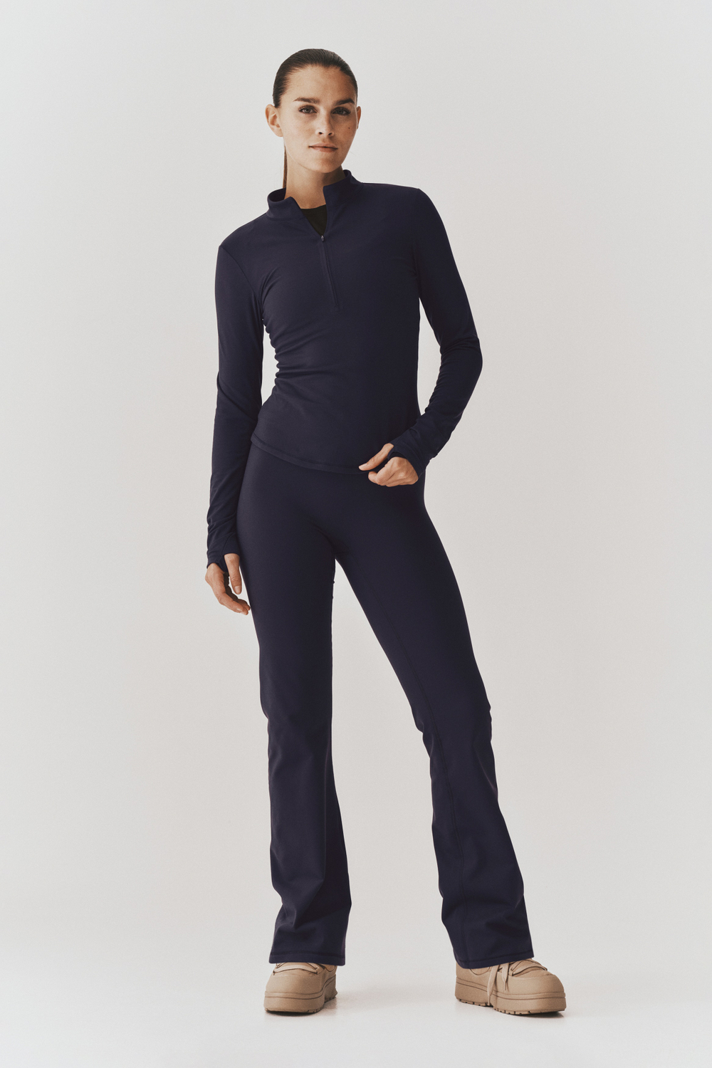 Утеплённый спортивный топ на молнии Fleece SoftMove™ - H&M