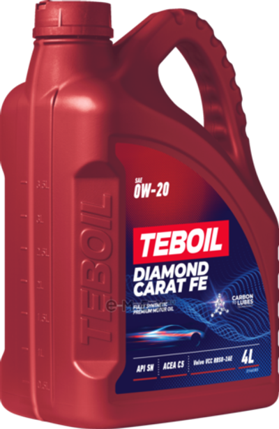 Масло моторное TEBOIL Diamond Carat FE 0W-20 синтетическое 4 л 2425485
