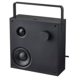 IKEA VAPPEBY  (ИКЕА ВАППЕБЙ)  -  Колонка Bluetooth — чёрная, поколение 3, 20x20 см