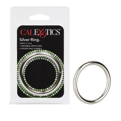 Кольцо эрекционное California Exotic Novelties Silver Ring (Цвет: металл)