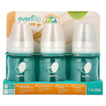 Evenflo Feeding, Balance +, стандартные, для детей от 0 месяцев, с медленным потоком, 3 флакона по 120 мл (4 унции)
