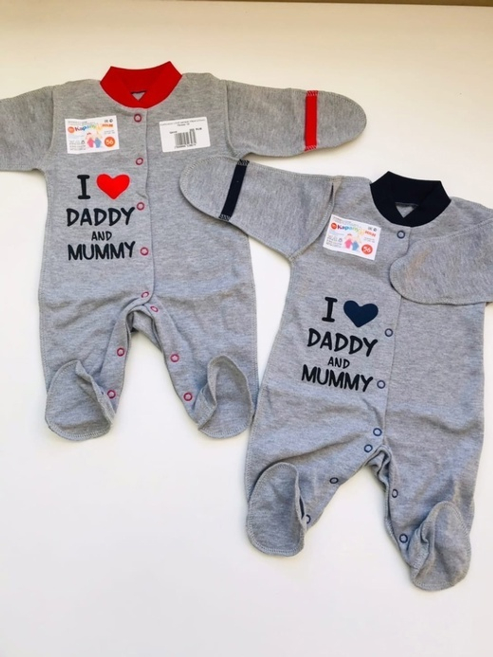 Комбинезон LOVE меланж (Карапуззики) 56-80 (Размер: 80)