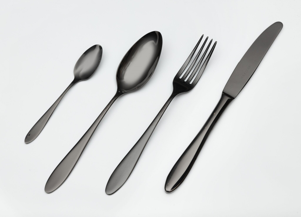 Набор BELO black55-56 столовые приборы Belo Inox Черный