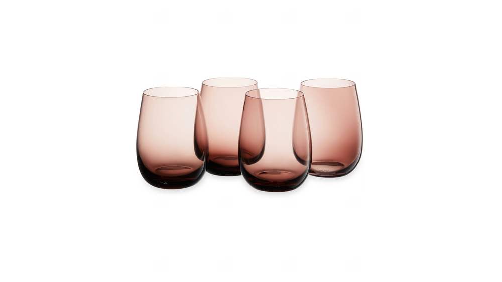 Набор стаканов для воды 4шт 440мл Nude Glass Цвет карамельный