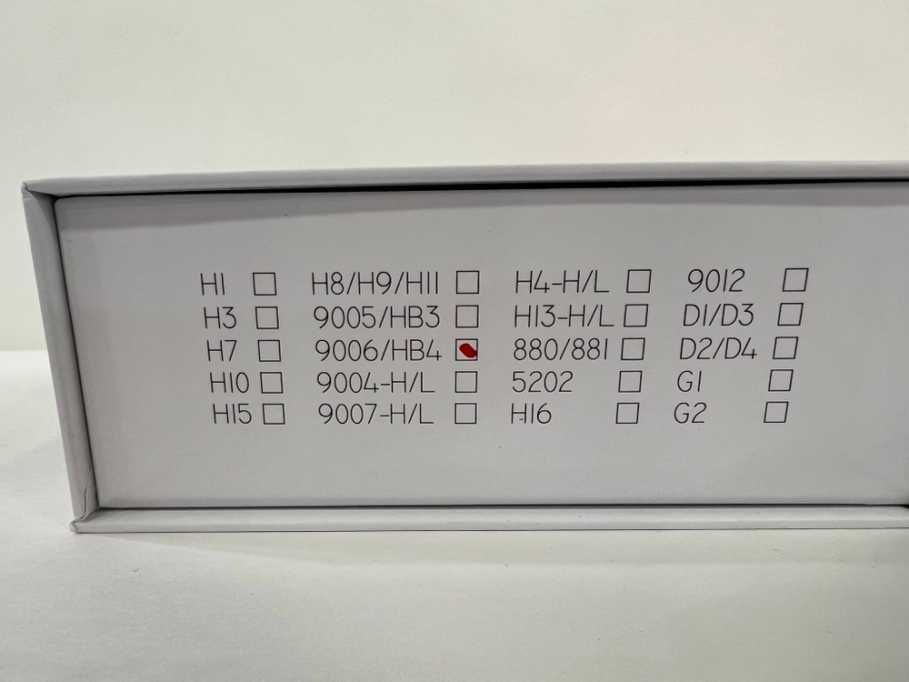 HB3 (9005) / Светодиодные (9005/HB3) лампы 6000K, 120W, 12000lm, серия - V18 - SFIDA 25 (2 шт. / комплект)