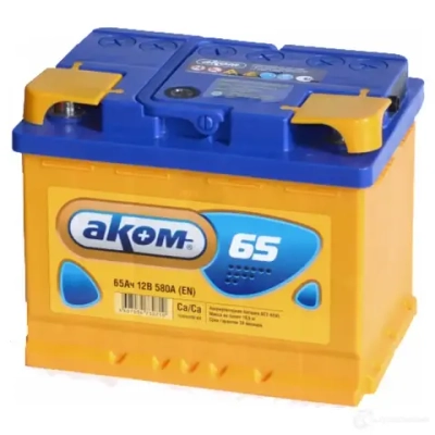 Аккумулятор АКОМ EFB 55 А/ч прямой L+ 242x175x190 L2 EN 580 А