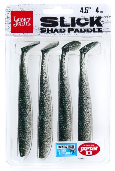 Виброхвосты LJ 3D Series SLICK SHAD PADDLE 4.5in (11.40)/Z11 4шт.