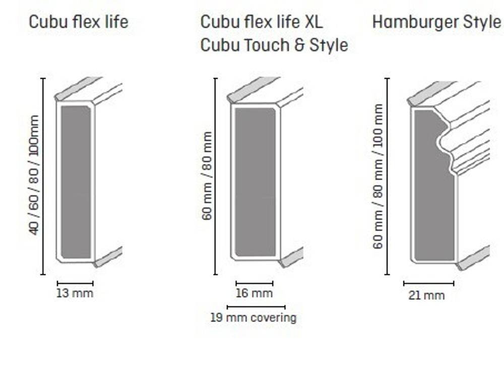 Плинтус ХДФ Doellken Cubu Flex Life 1245 шампань 40x13х2500 мм