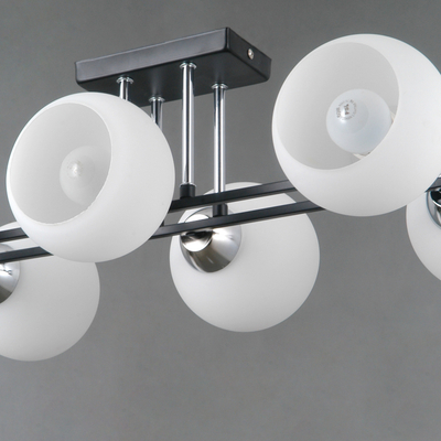 IL0791-6CSQ-25 BK CR TRENTO светильник потолочный ILLUMICO, E27х6