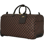 SPRAYGROUND Artificial Leather Trolley Bag Men"s Brown