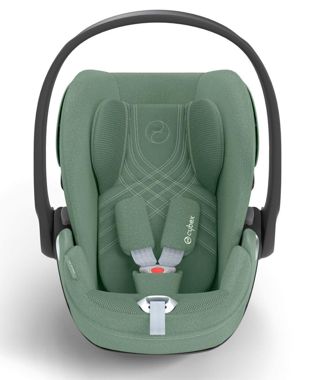 Коляска 3 в 1 Cybex Priam IV Rosegold complete и автокресло Cloud T i-Size Leaf Green Plus Leaf Green