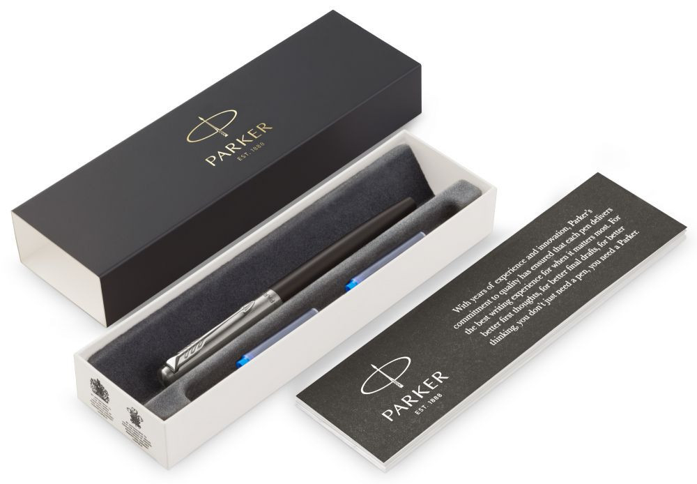 Parker Jotter Core - Bond Street Black CT, перьевая ручка, M