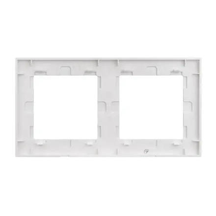 Рамка стеклянная FRM-GLARE-GS-2-WH (Arlight, -)