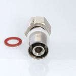 Соединитель пресс Valtec с накидной гайкой 16х1/2" (VTm.222.N.001604)