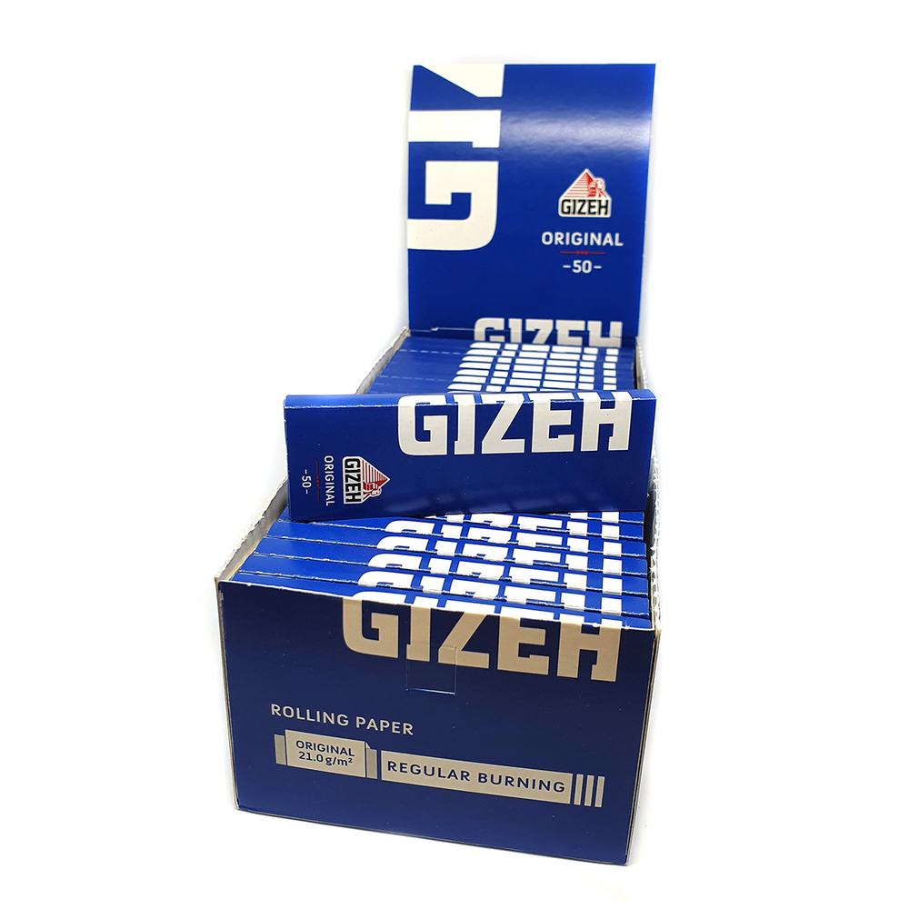 Бумага для сигарет блок "Gizeh" Original 21г/м 50л*50шт (Германия)