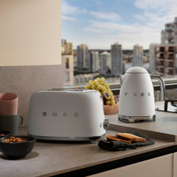 Тостер Smeg Стиль 50-х годов для 2 тостов белый матовый