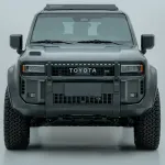 Бампер передний с кенгурятником для Toyota Land Cruiser Prado 250 LC250 Тойота Крузер Крузак Кенгурятник