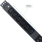 Блок розеток Cabeus SMART-PDU-32-1P-36C13-6C19-I309-M