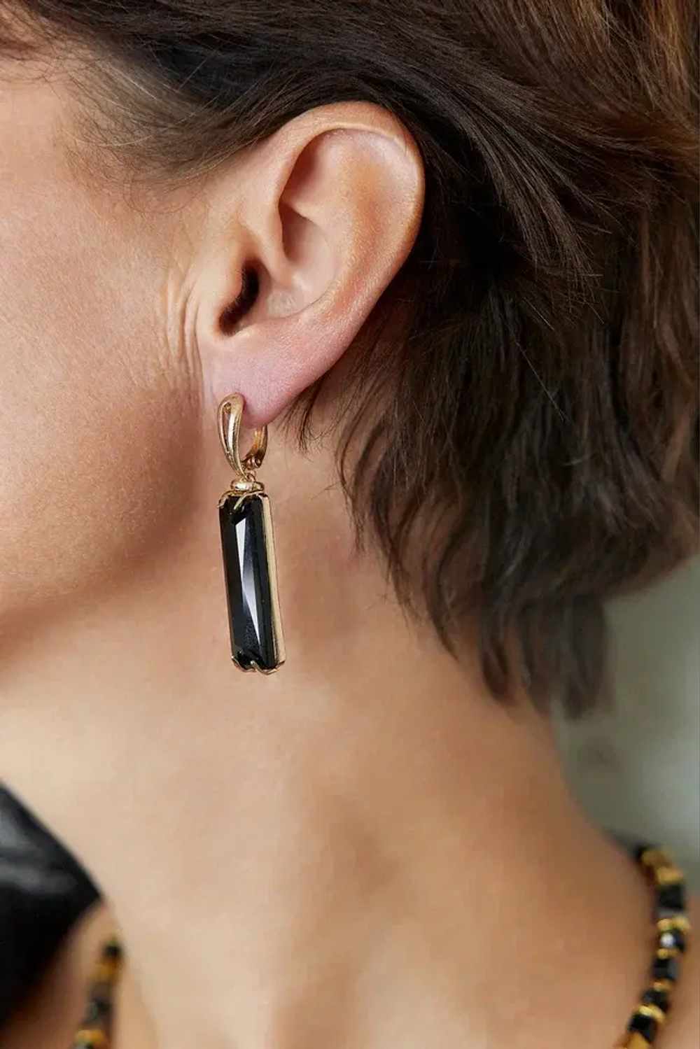 HMG 1313 Black Серьги арт.0890