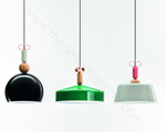 Pendant design lamp  Bon Ton N2C1 by YUUE Design Studio (Green)