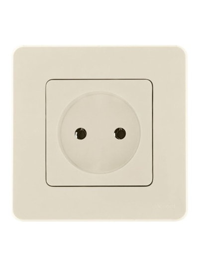 Розетка 1-м СП Inspiria 16А IP20 250В 2P механизм сл. кость IEK 673711
