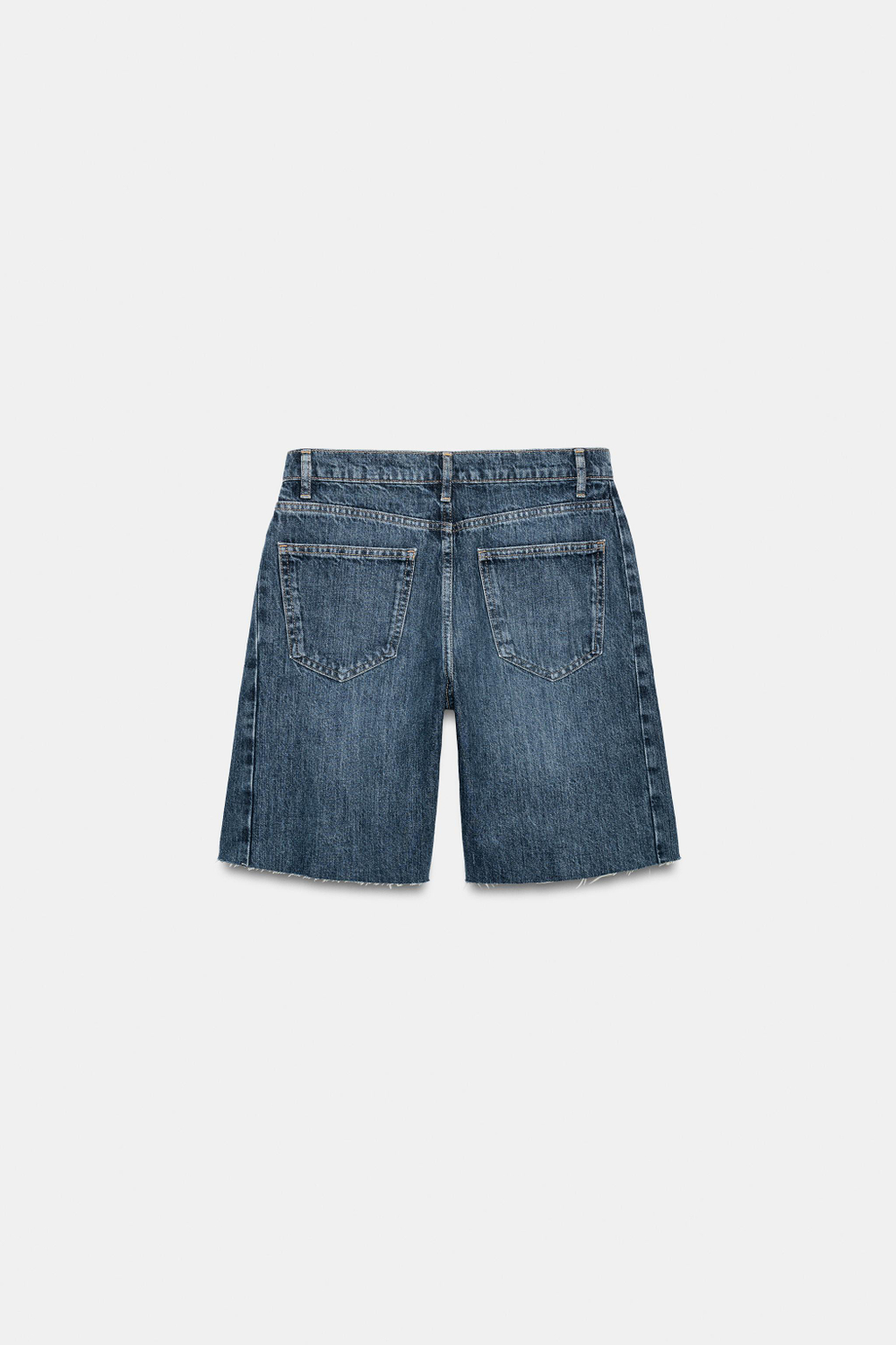 ДЖИНСОВЫЕ ШОРТЫ RELAXED СО СРЕДНЕЙ ПОСАДКОЙ — ZW COLLECTION — ZARA