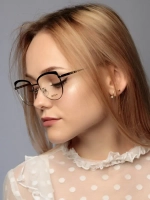 Оправа для очков для зрения женская металлическая, кошечки