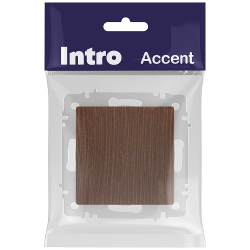 Выключатель Intro Accent 6-101-10 , 10А-250В, IP20, СУ, AL/CU, венге | Intro