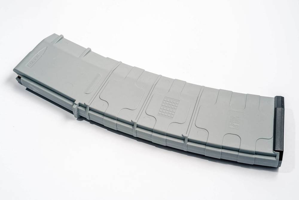 Магазин PufGun для AR-15, 5,56×45 / .223 Rem, 45 патронов, серый