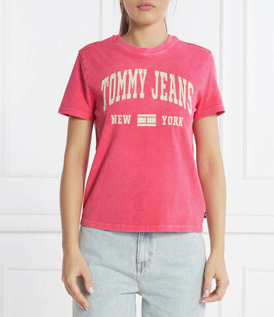 Футболка Tommy Jeans - розовый(DW0DW17374)