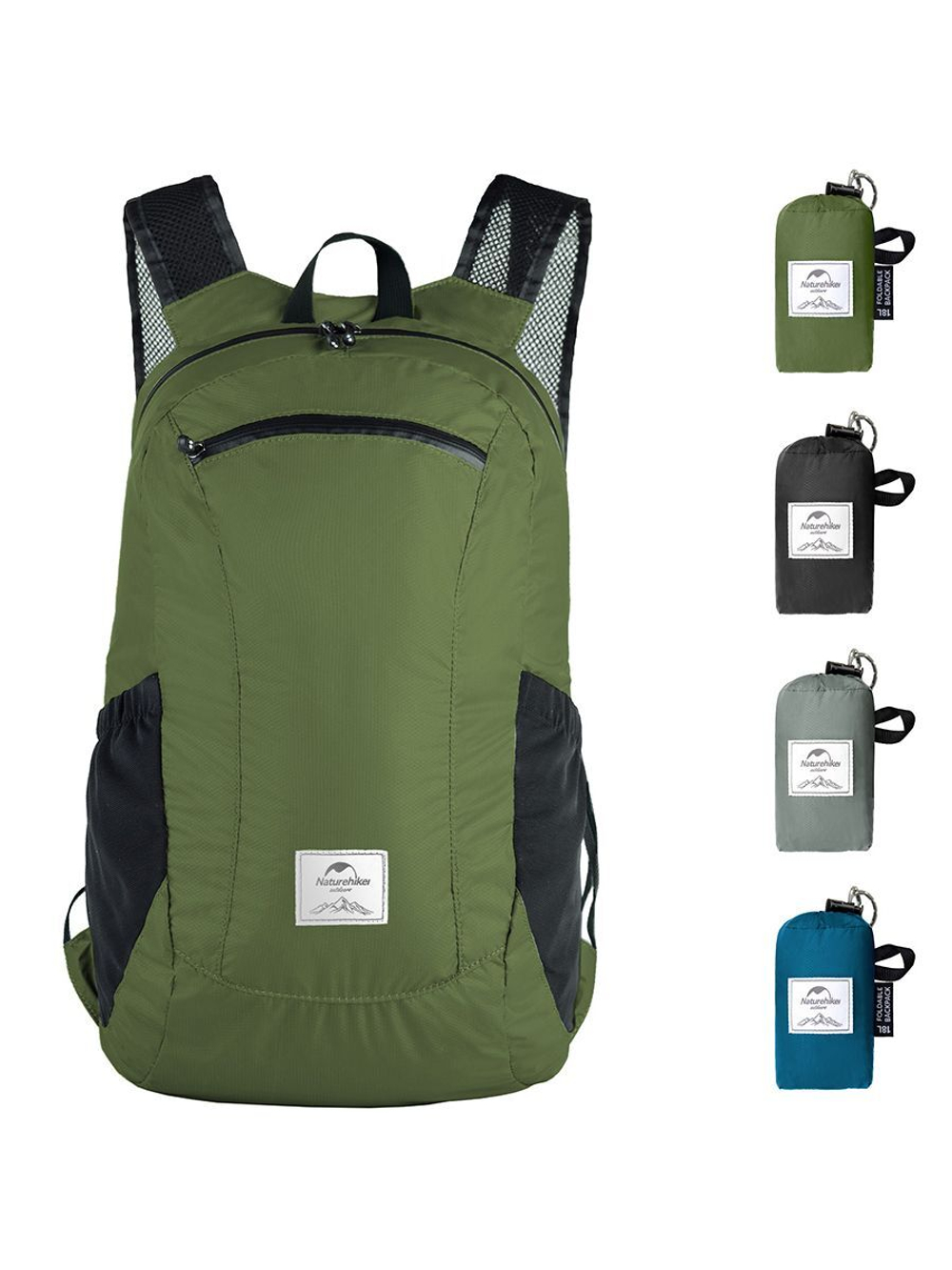 Рюкзак Naturehike 18L NH17A012-B Ultra-Light компактный зеленый