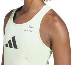Женский топ теннисный Adidas Graphic Tank Top - semi green spark