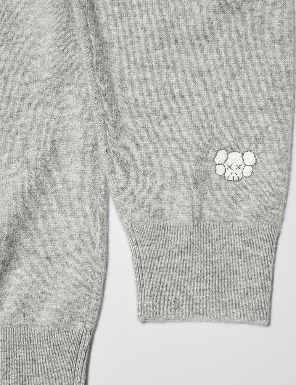 UNIQLO x KAWS Cashmere Sweater "Grey"