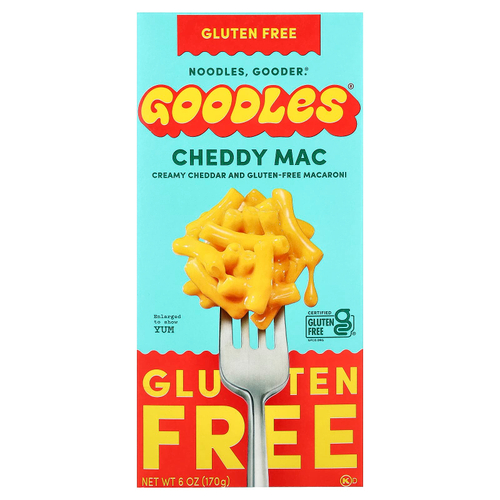 Goodles, Cheddy Mac, сливочный чеддер и макароны без глютена, 170 г (6 унций)