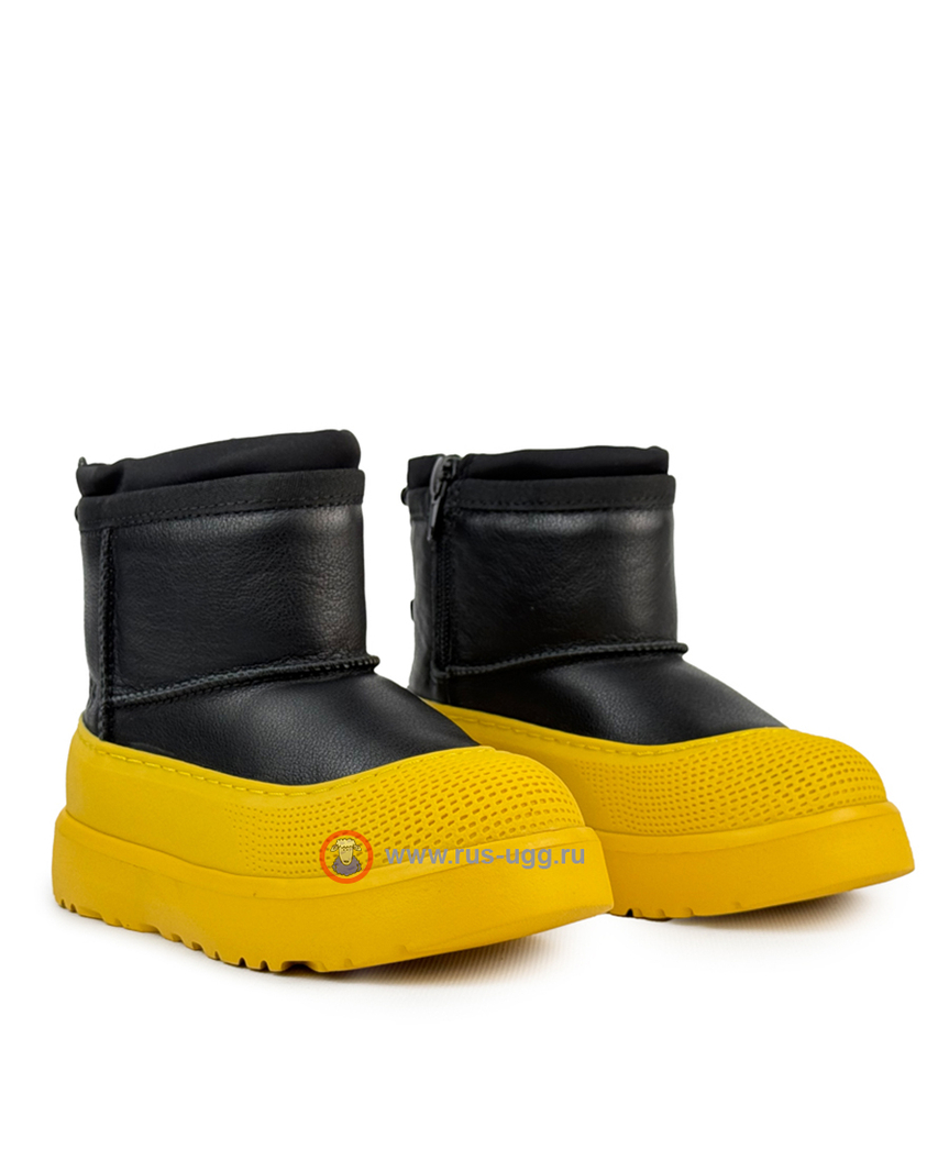UGG KIDS MINI WEATHER HYBRID Black Leather Summer