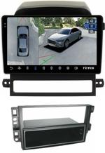 Магнитола для Chevrolet Captiva 2006-2011 (перенос БК вниз) - Teyes CC3-2K-360 на Android 10, Быстрая, 2K QLED, CarPlay, 4G SIM-слот, 4 камеры в комплекте