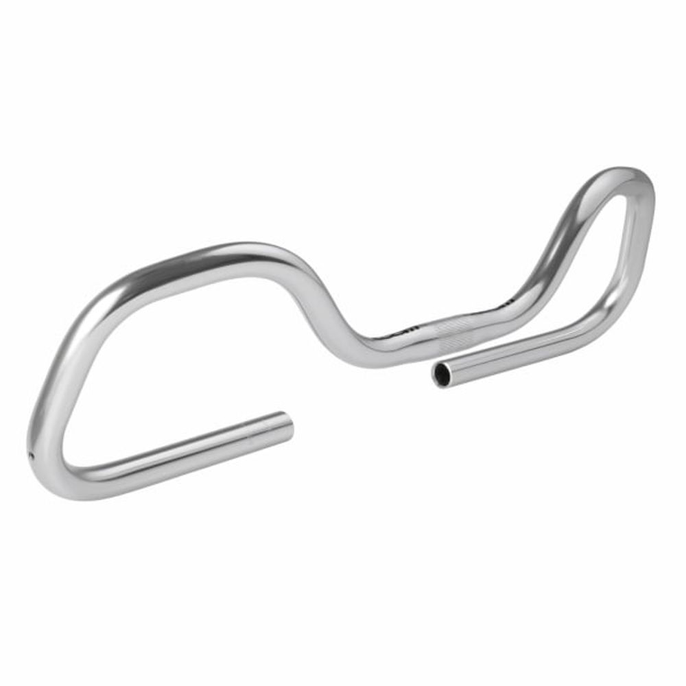 Руль ZOOM MTB-A4-181 590х22,2х25,4 мм алюм.,мультипозиц. "бабочка", серебро (5-403708)