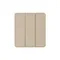 Выключатель трехклавишный KRANZ Miele Round Шелк KR-78-0707-7