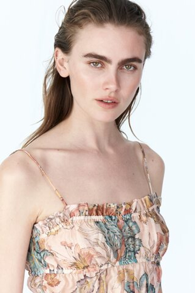Короткий топ из смеси со льном - H&M