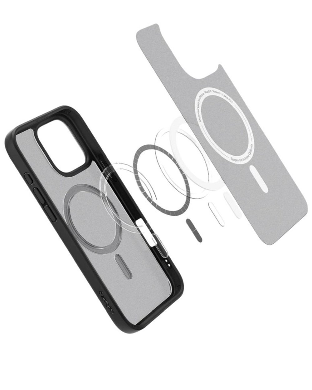 Накладка для i-Phone 16 Pro Max 6.7" Spigen Ultra Hybrid MagSafe (ACS08003) черный