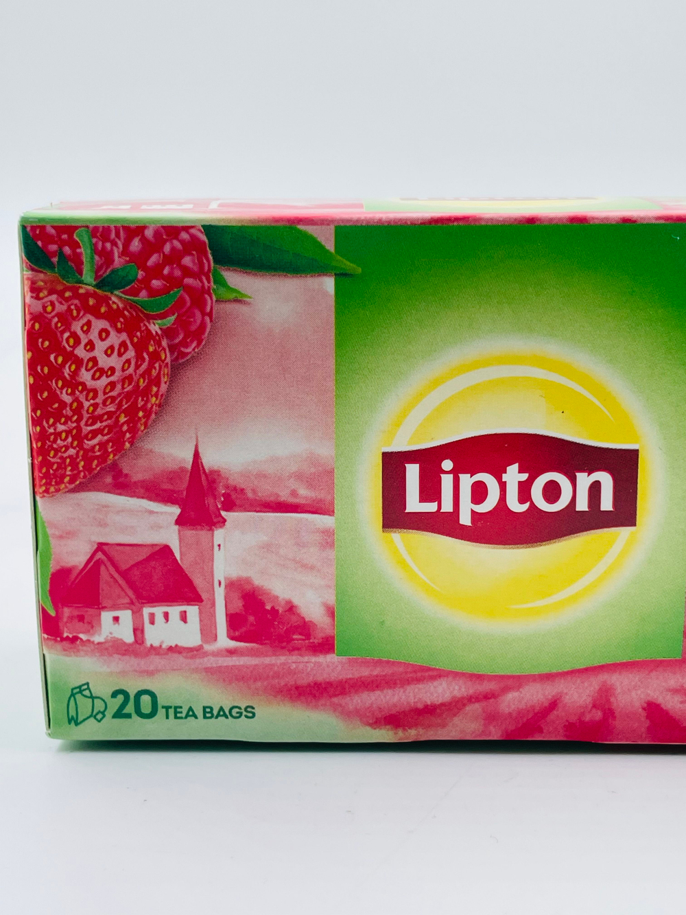Чай зеленый Lipton с красными фруктами, 20 пакетиков, 28 г