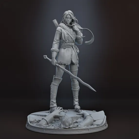 Ciri winter outfit - The Witcher