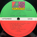 Yes ‎– Close To The Edge (Япония 1979г.)