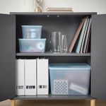 Контейнер для хранения с крышкой IKEA RYKTA (РЮКТА), 12x18x12 см, 1,5 л