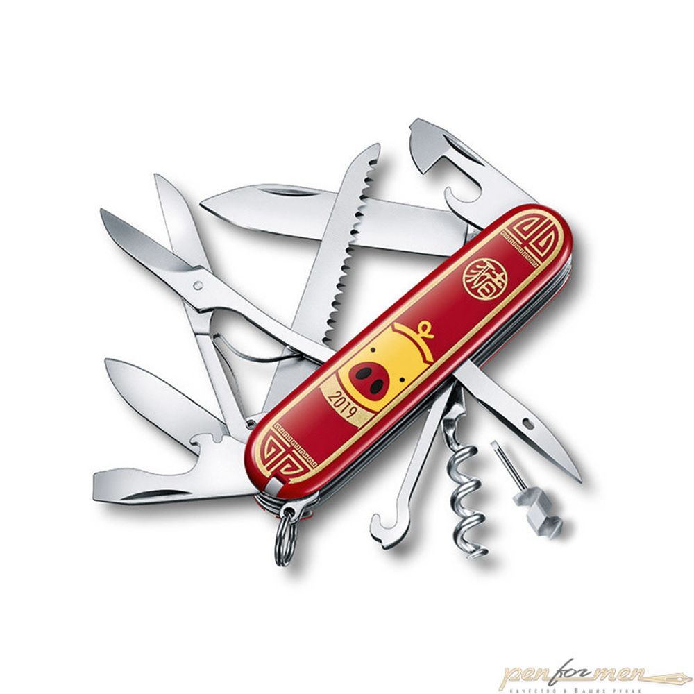 Нож Victorinox Huntsman Year of the Pig 2019 (1.3714.E8)