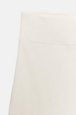 ZARA ПРЯМАЯ ЮБКА В РУБЧИК, ЭКРЮ