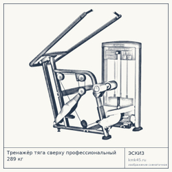 Тренажёр тяга сверху профессиональный 289 кг — от 230 000 ₽