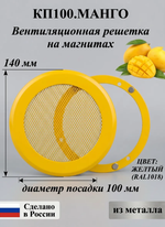 Решетка вентиляционная на магнитах КП100 Манго